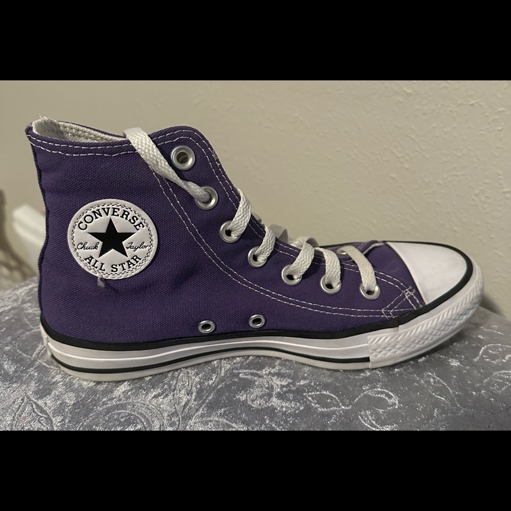 Converse All Star - Purple - Sneakers Hi -Purple -Women's 6
